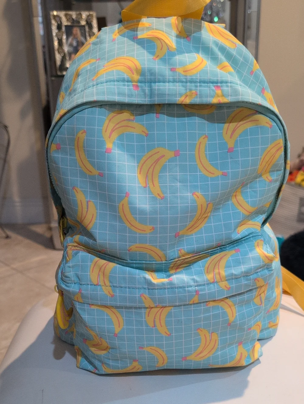2018 Limited Edition Museum Of Ice Cream X Art Class Banana Grid Back Pack-Rare